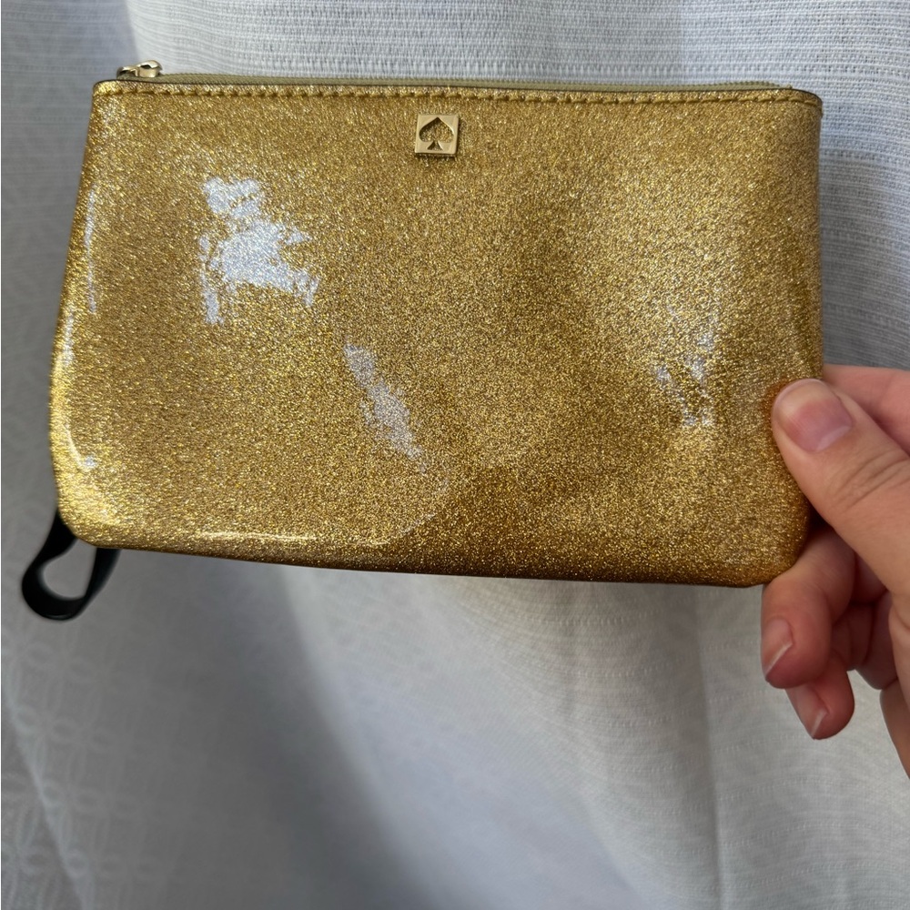 Kate Spade Sparkling Gold Wristlet